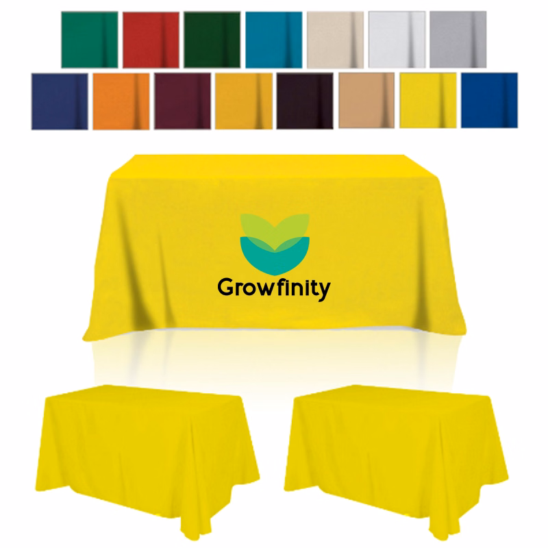 Flat 4-Sided Table Cover for 6' Standard Table