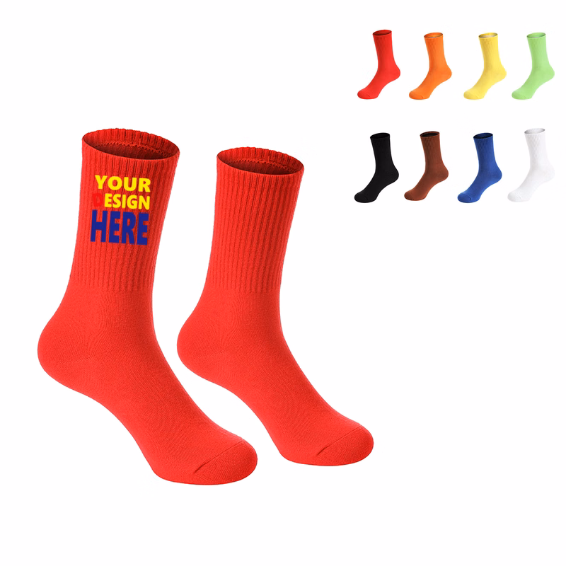 Full-Color Customized Logo Socks