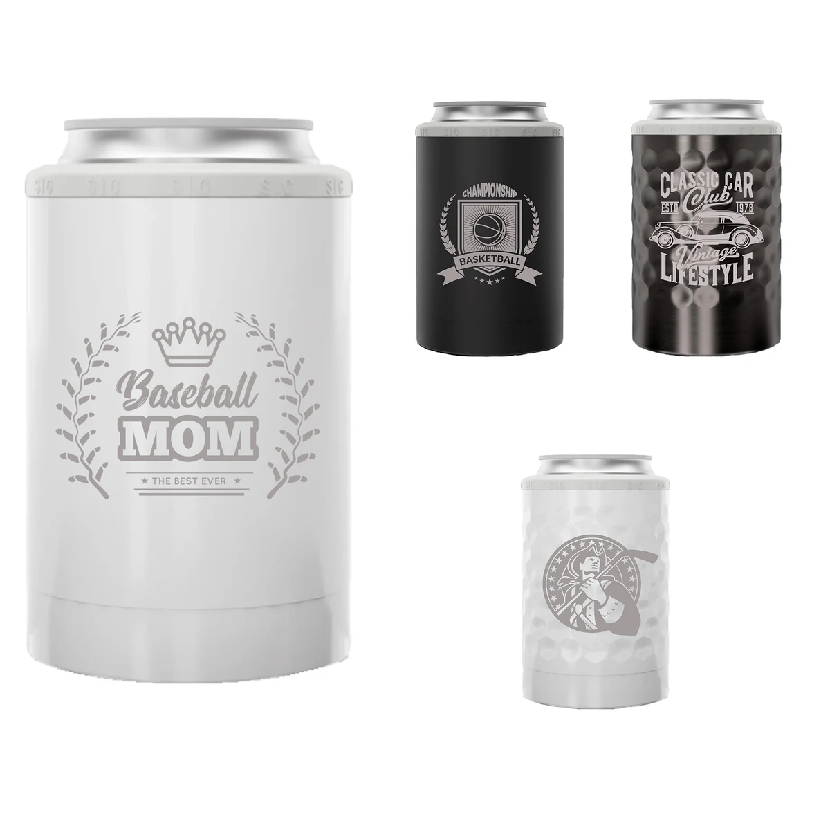 SIC 12oz Stainless Steel Standard Can Holders 1