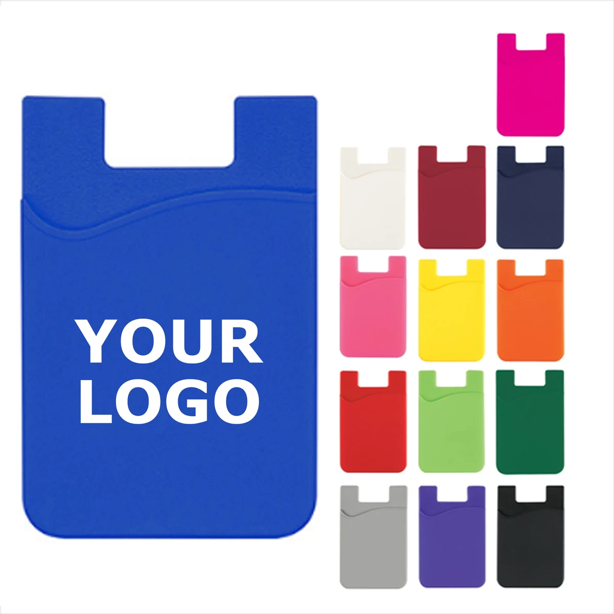 Silicone Phone Card Wallet Back Sticker 1