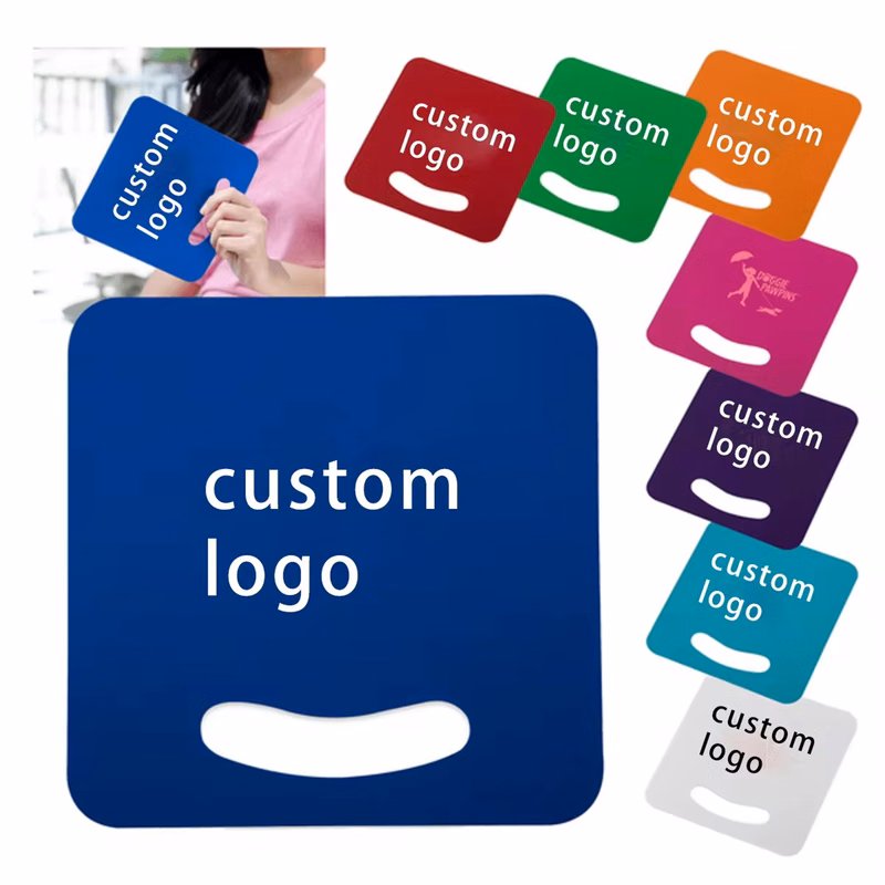 Square Plastic Hand Fan