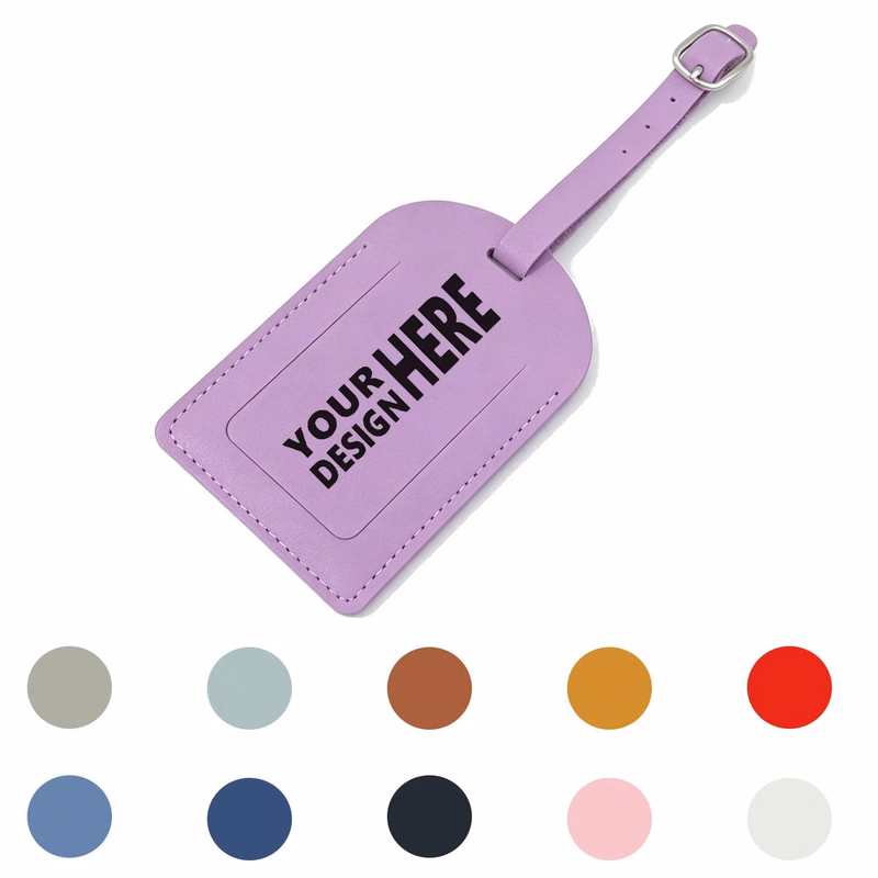 Macaron Solid Color Luggage Tags Travel Suitcase Name ID