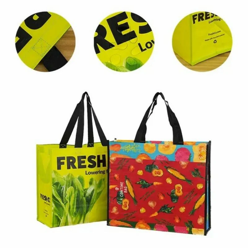 Custom Laminated PP Woven Shopping Bag 1