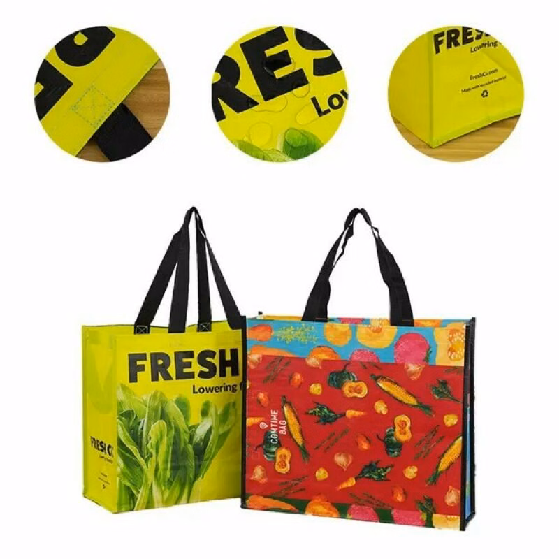 Custom Laminated PP Woven Shopping Bag