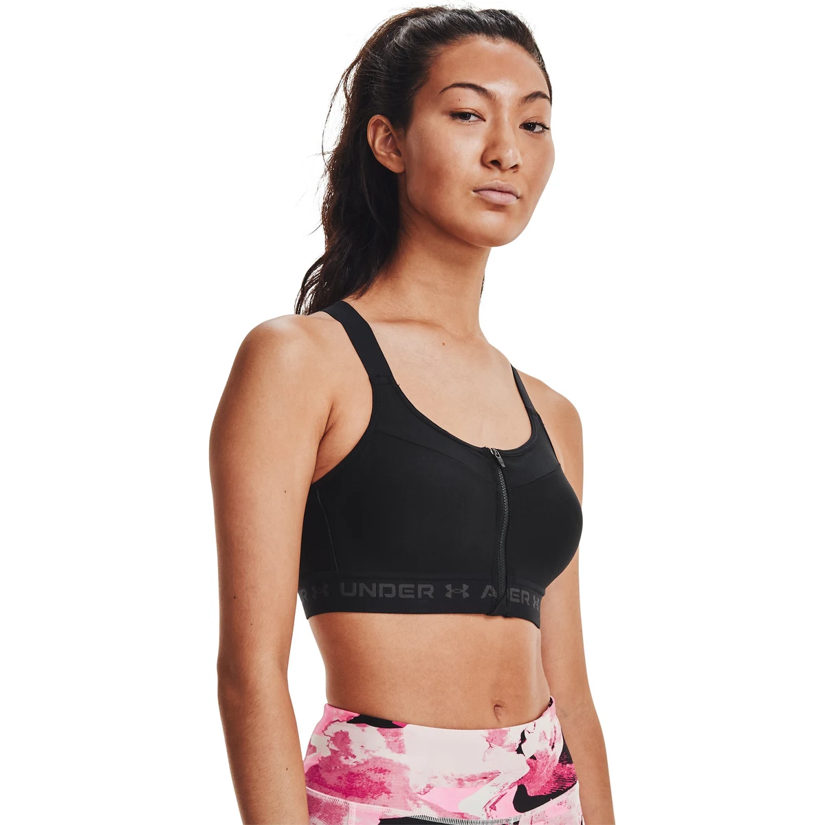 Armour High Crossback Zip Women's Sports Bra 1