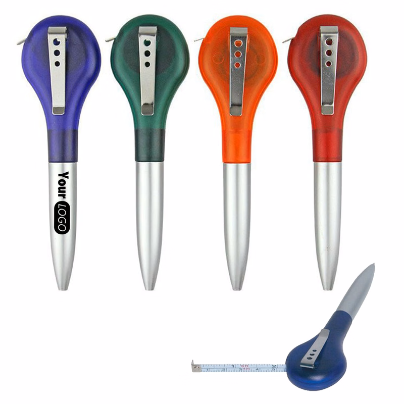 Metal Tape Measure Ballpoint Pen