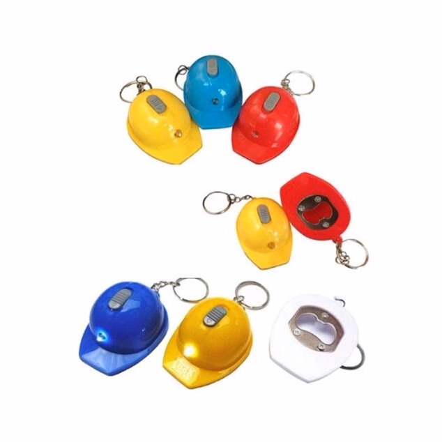 Helmet Shape Opener with Keychain