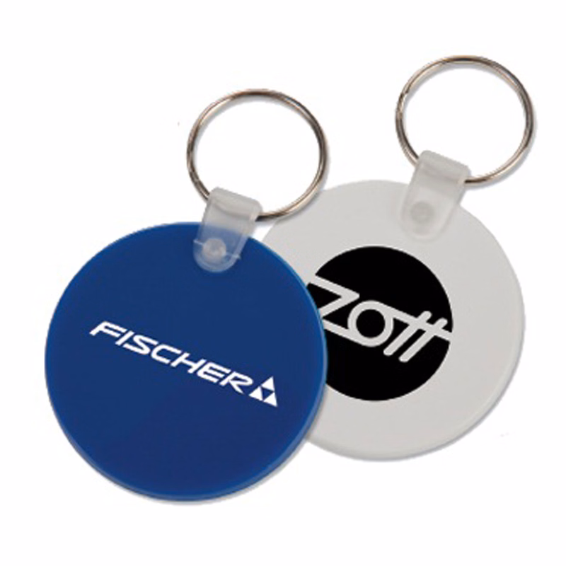 Soft PVC Keyring - Round