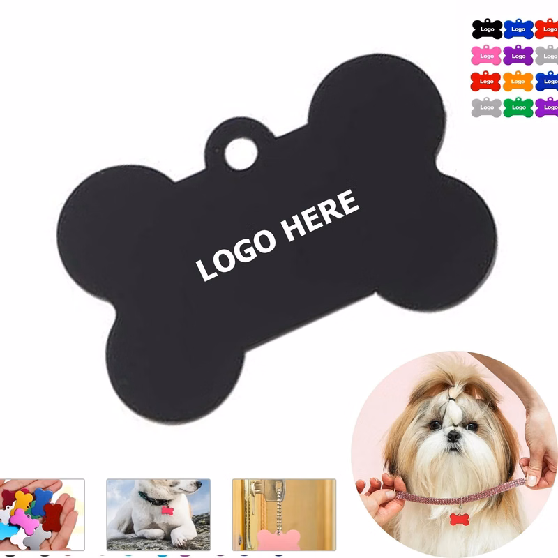 Bone Shape Pet ID Tags For Dogs And Cats