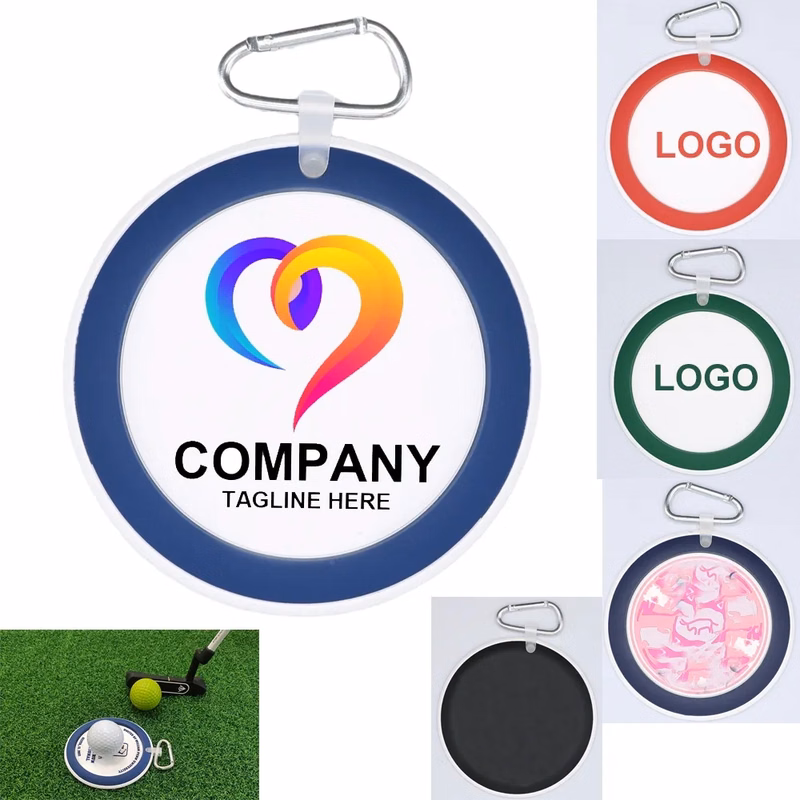 Golf Putt Target PVC Bag Tag