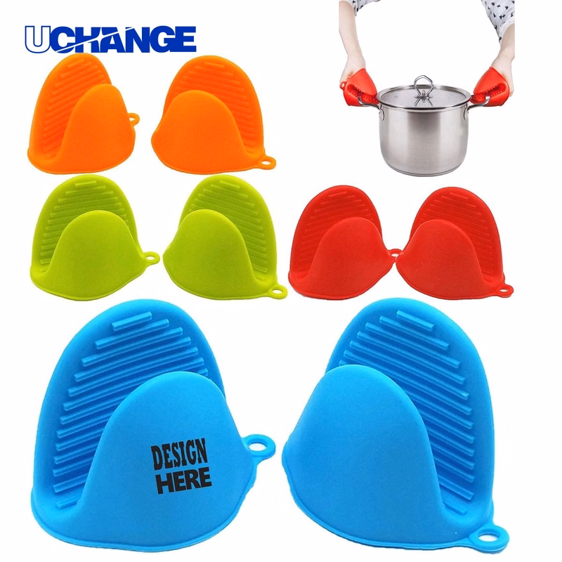 Mini Silicone Oven Mitts Pot Holder for Kitchen
