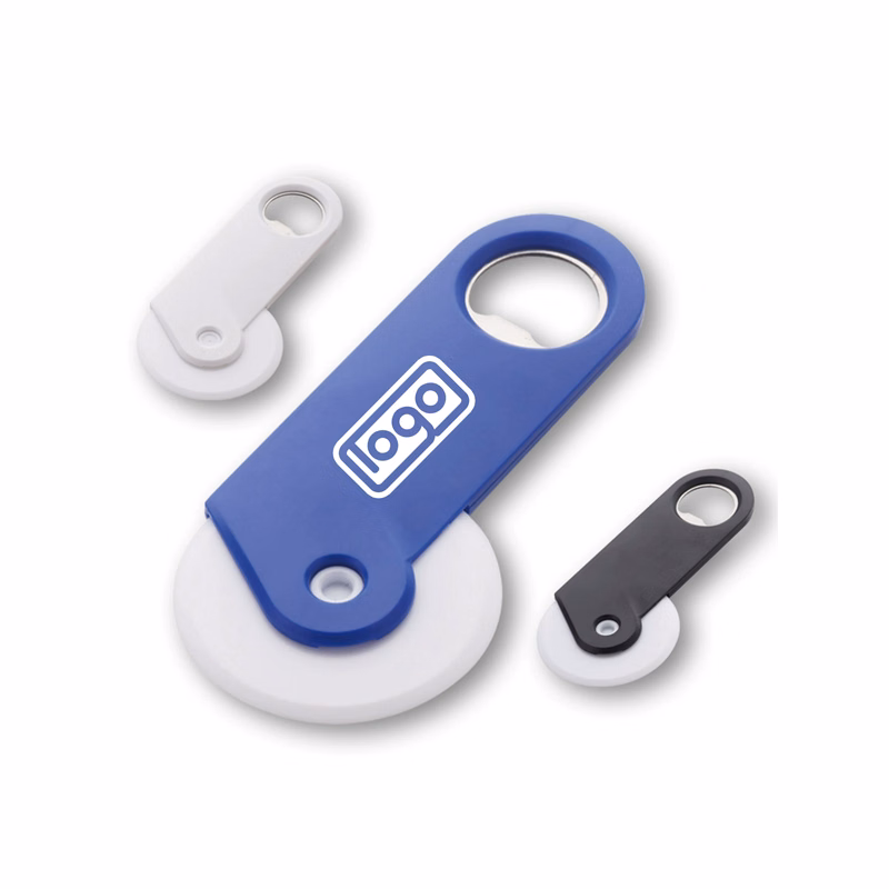 2 In 1 Plastic Pizza Knife Bottle Opener