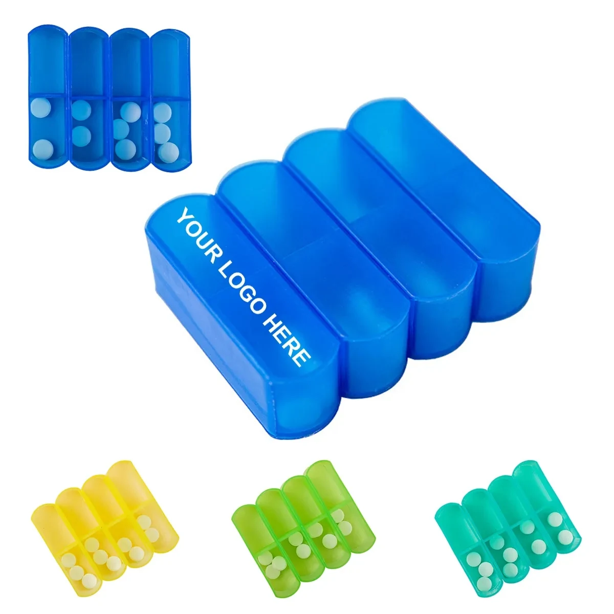 7 Day Weekly Travel Pill Organizers 1