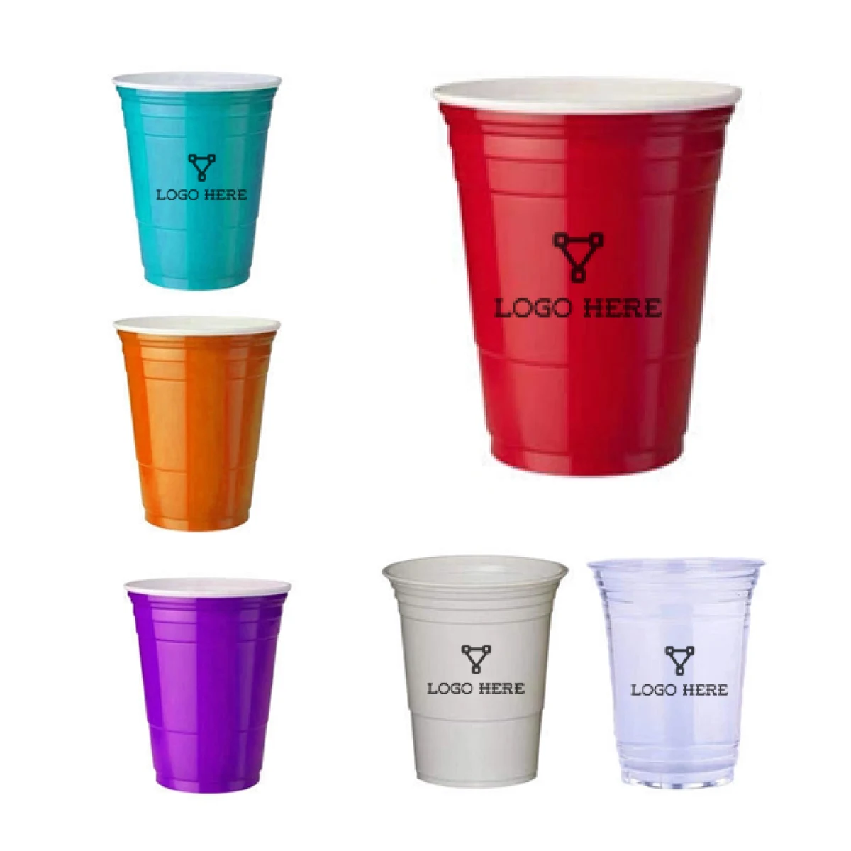 MOQ 100 16 OZ Disposable Party Cups for Drinks 1