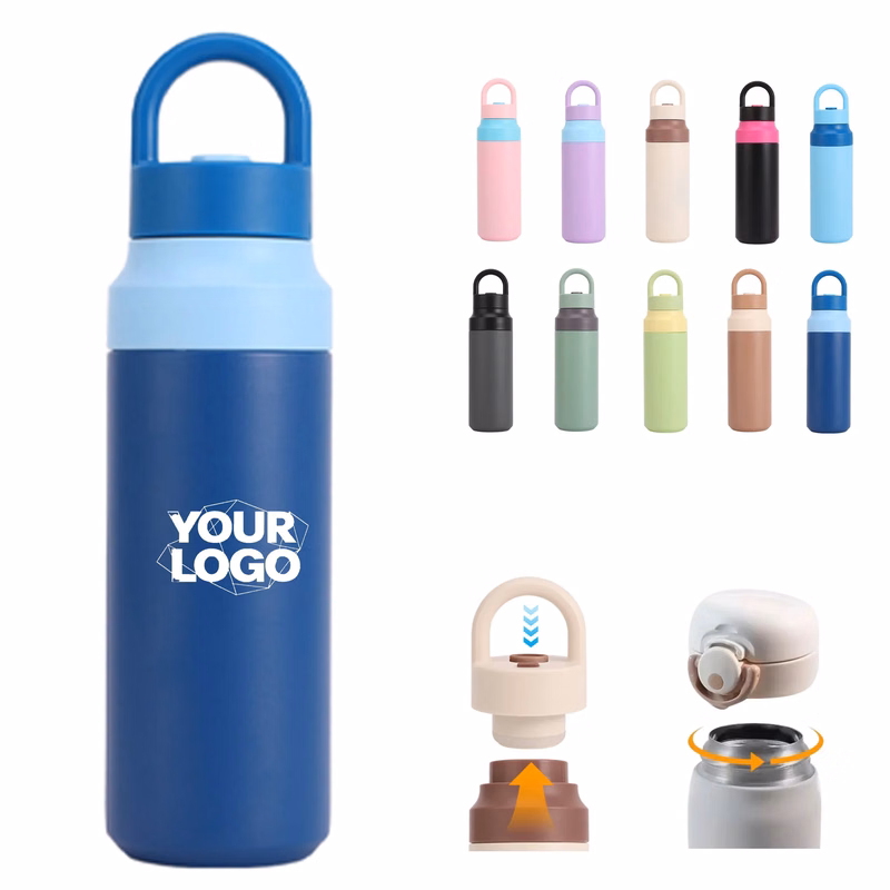18 Oz Portable Stainless Steel Vacuum Water Bottle