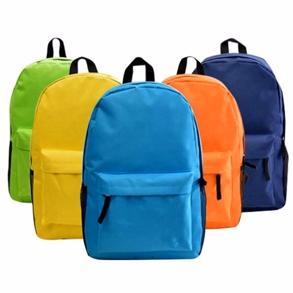 Soild Color Basic Kid Backpack
