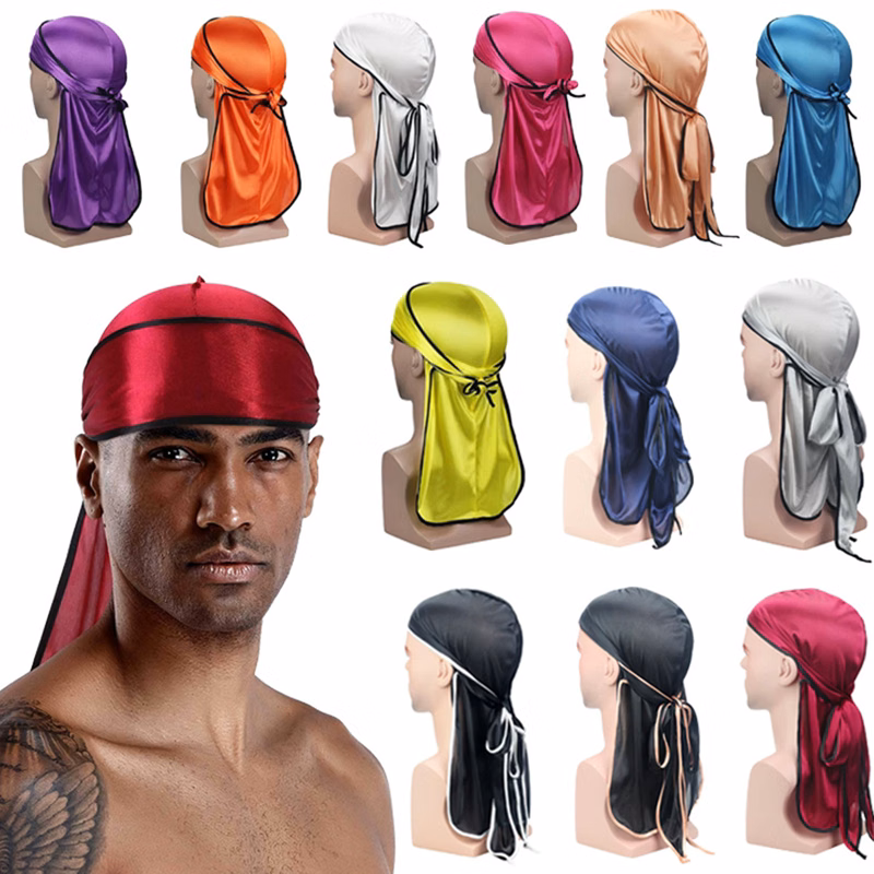 Long Satin Bonnet Extra Large Sleep Cap