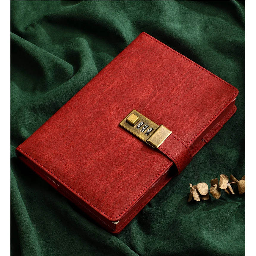 A5 PU Leather Journal with Lock 224Pages 1