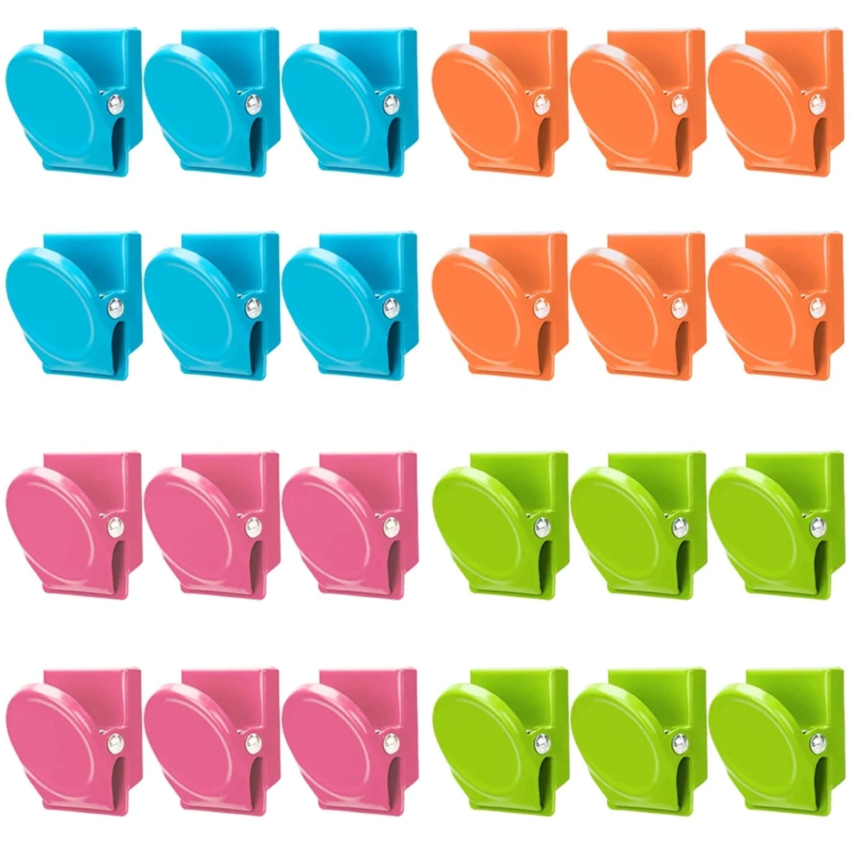 Stainless Steel Colorful Metal Magnetic Spring Clips 1