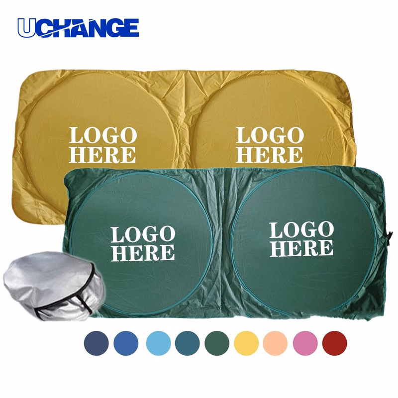 Double-Circle Car Windshield Sunshade