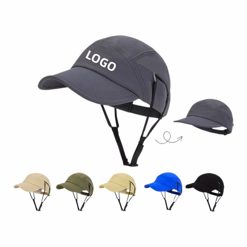 Chinlon Baseball Cap With Strap Pocket