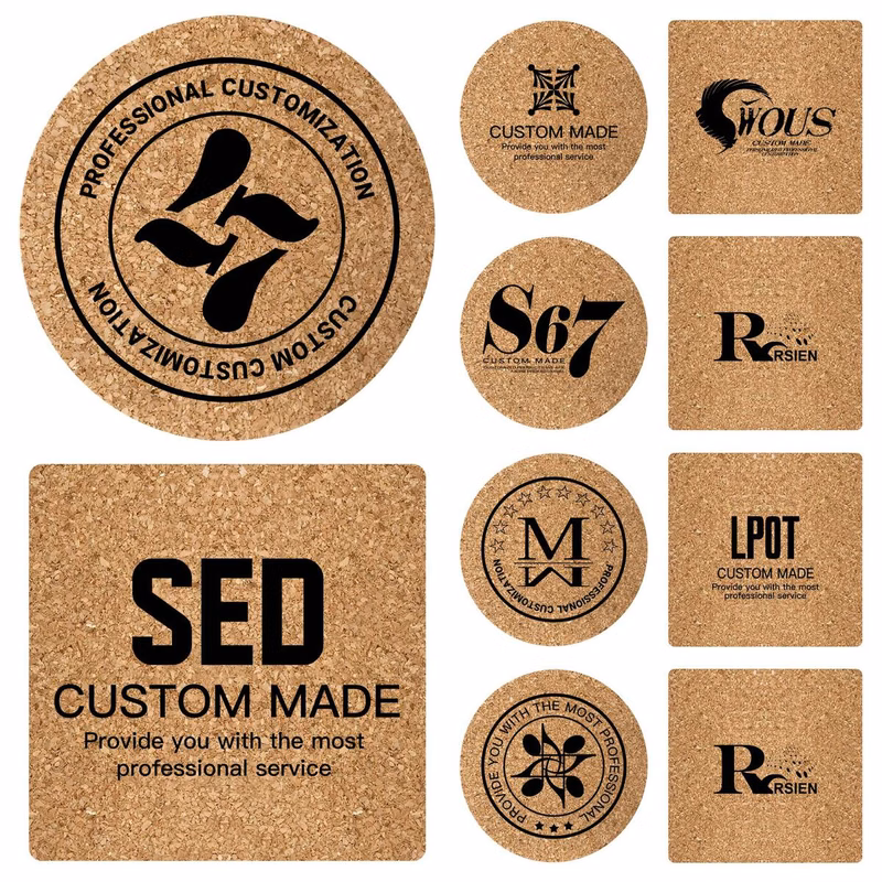 Round Cork Coaster