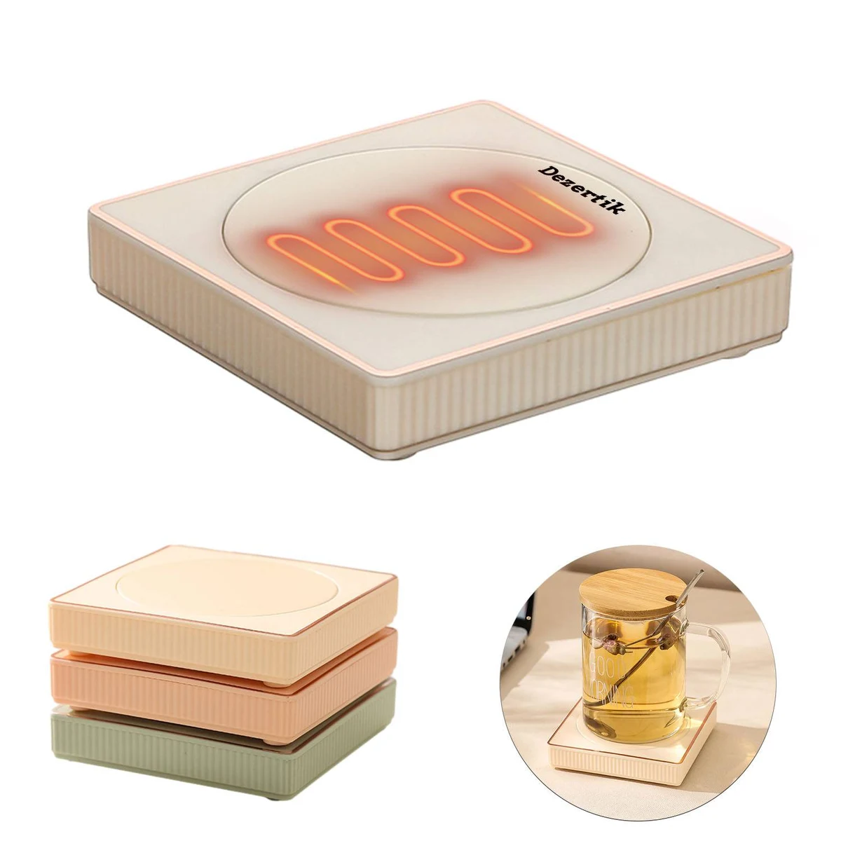 Coffee heating coaster with 55 degree constant temperature 1