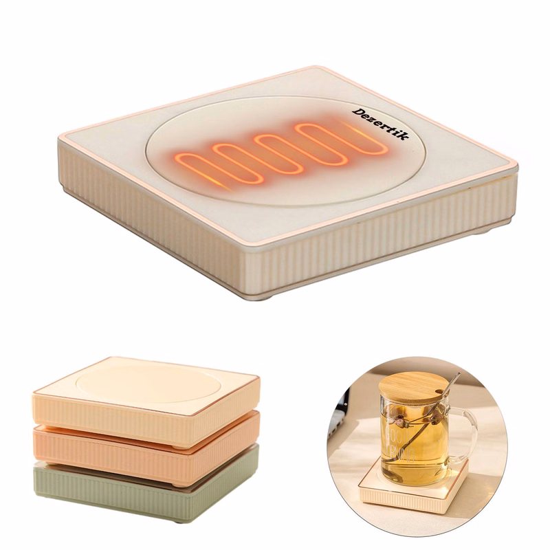 Coffee heating coaster with 55 degree constant temperature