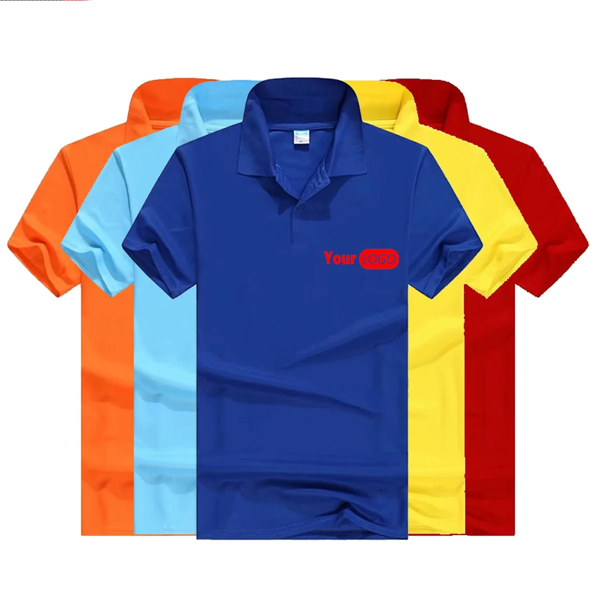 Custom Lapel Polo Shirt With Short Sleeves 1