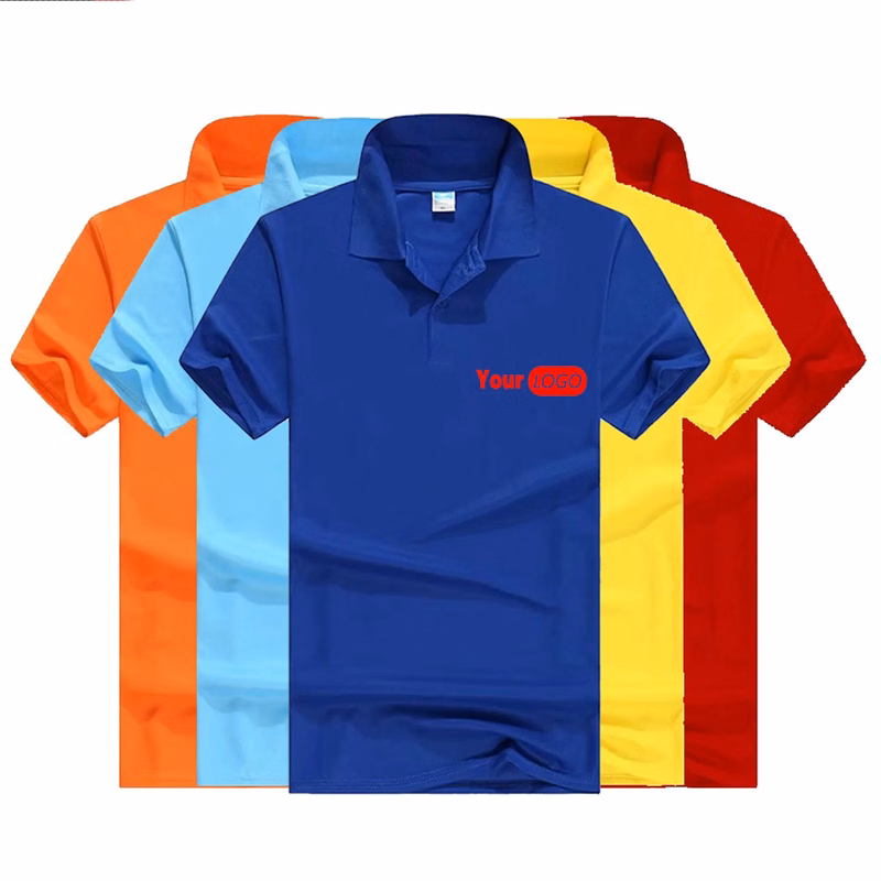 Custom Lapel Polo Shirt With Short Sleeves