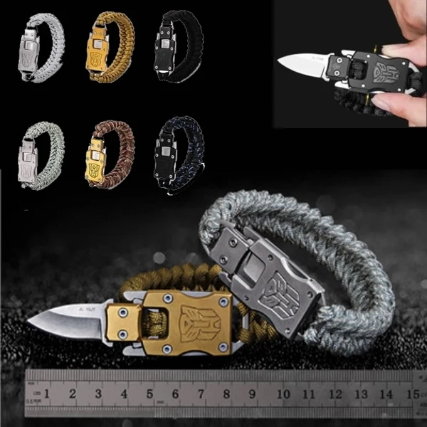 Survival Bracelet wih Knife 1