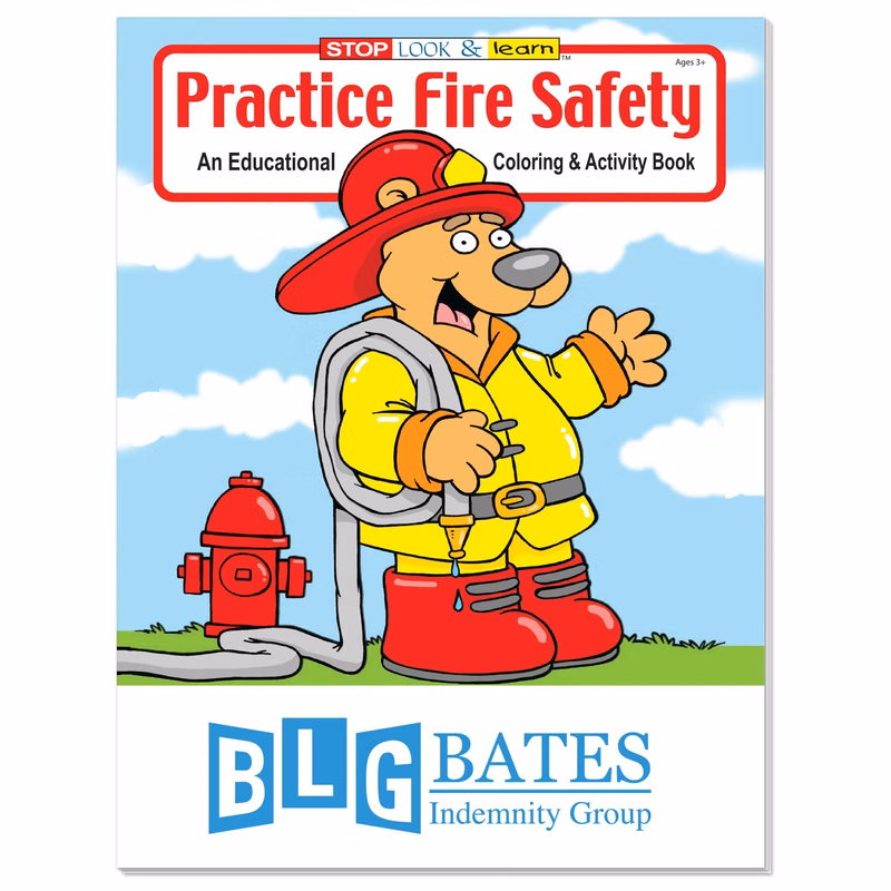 Coloring Book: Practice Fire Safety