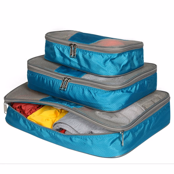3 Pieces Packing Cubes Travel Luggage Organizers