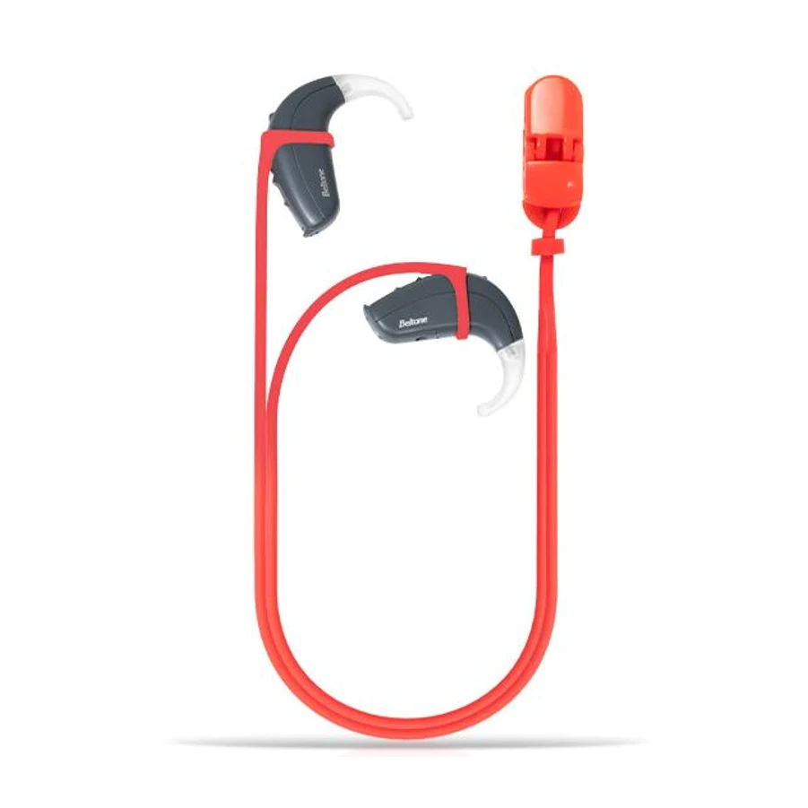 Hearing Aid Silicone Strap with Clip 1