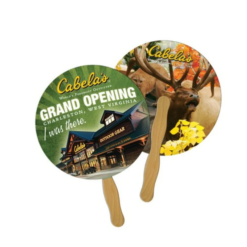 Hand Fan With Wood Handle 1