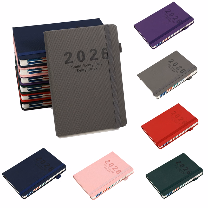 Chic Striped Strap Diary Notebook