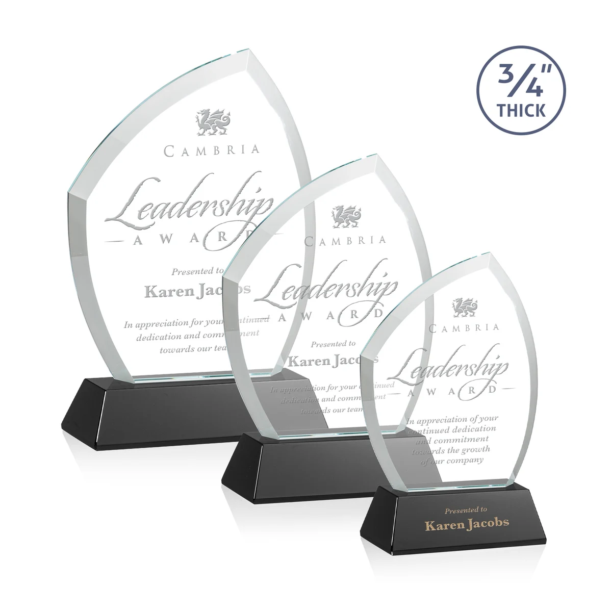 Daltry Award on Newhaven Base - Black 1