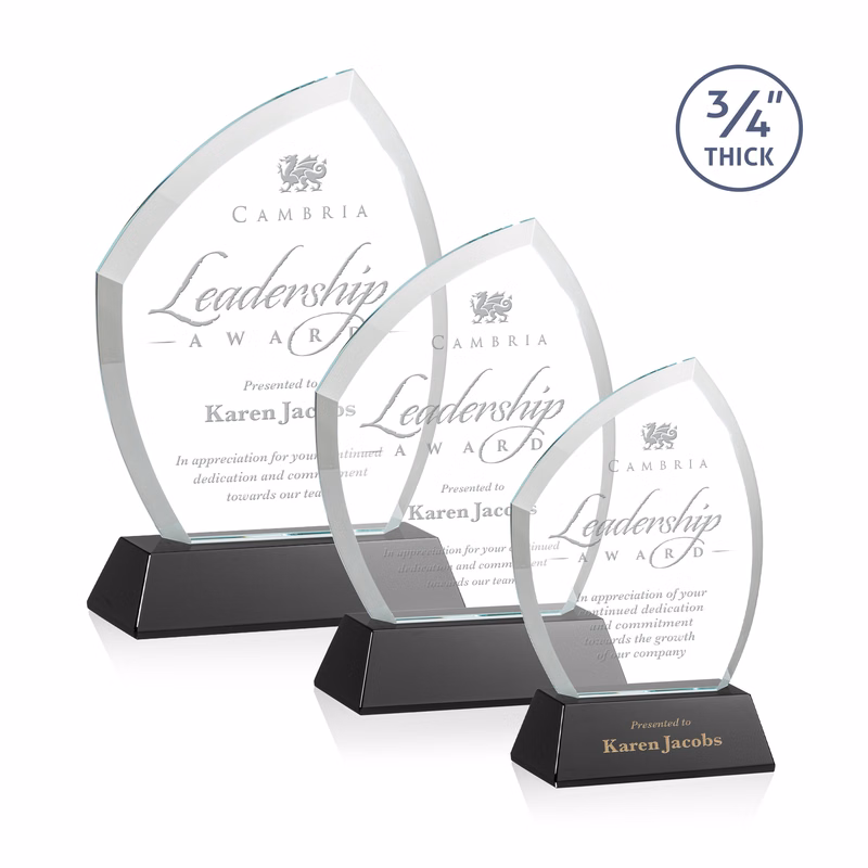 Daltry Award on Newhaven Base - Black