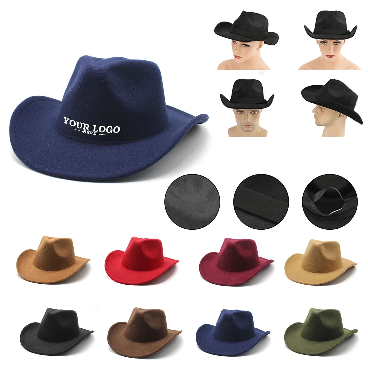 Wide Brim Felt Hat 1