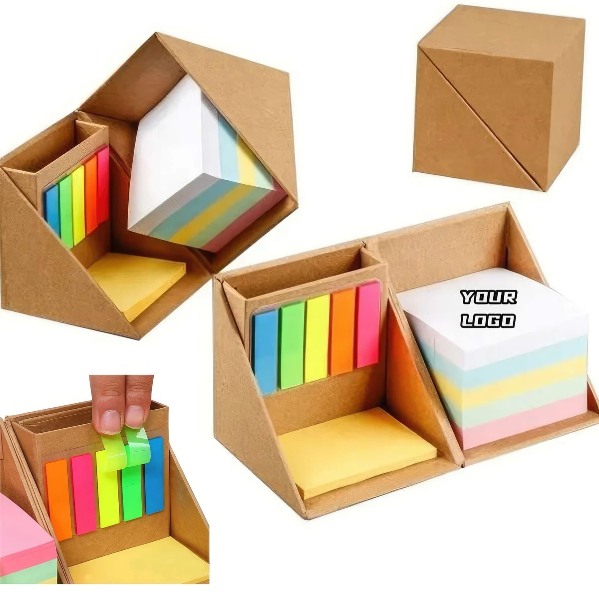Custom Logo Sticky Notes Cube 1