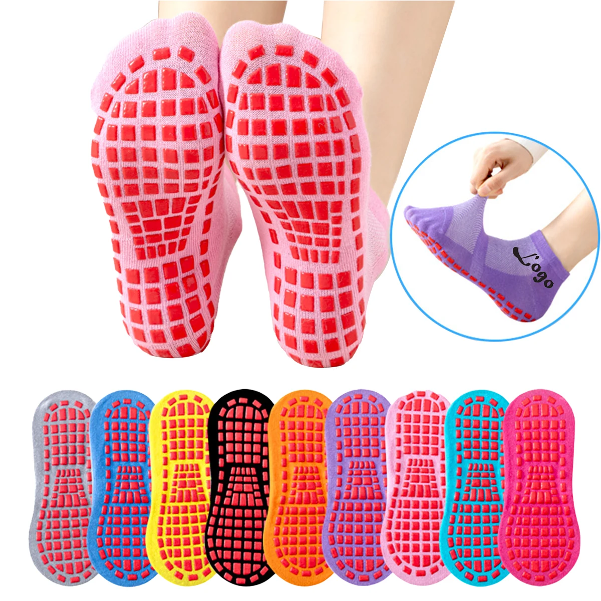 Anti-Slip Yoga Pilates Socks 1