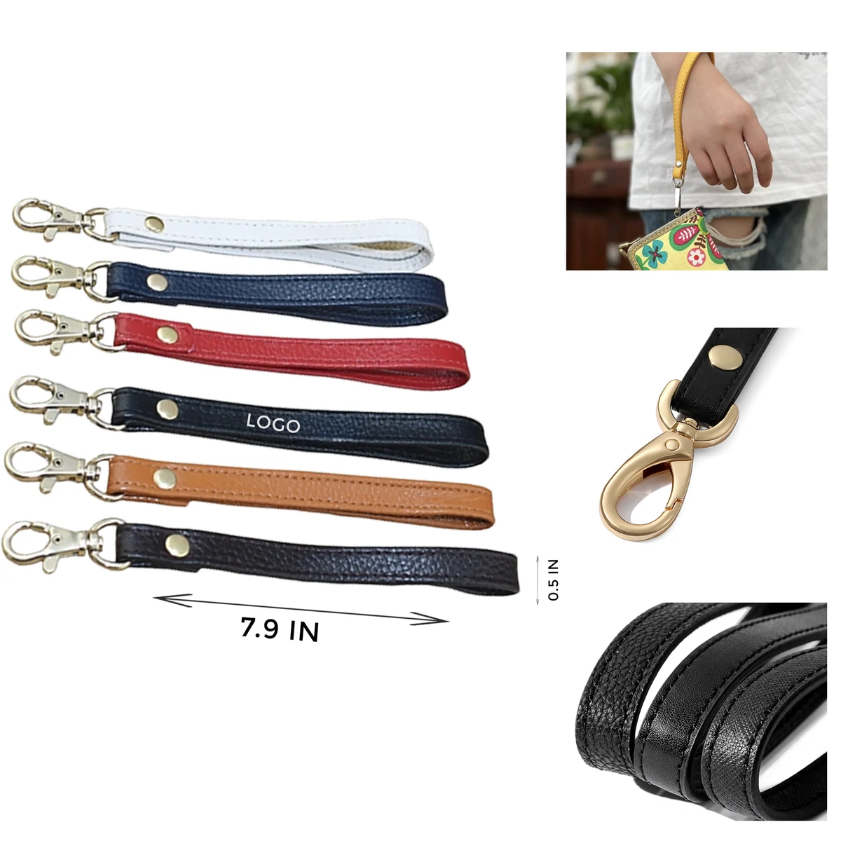 MOQ 10 PCS Leatherette Key Ring 1