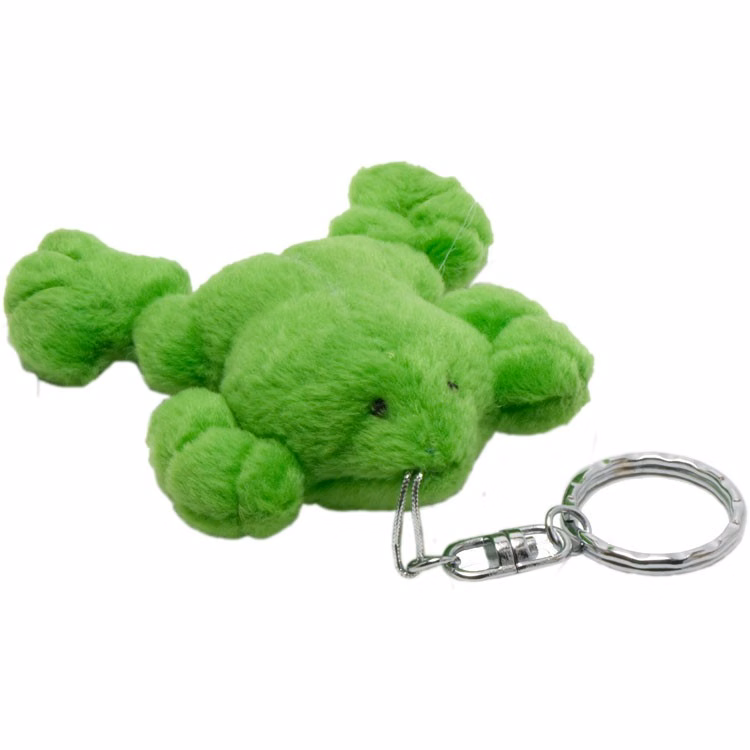 4" Green Frog Key Chain