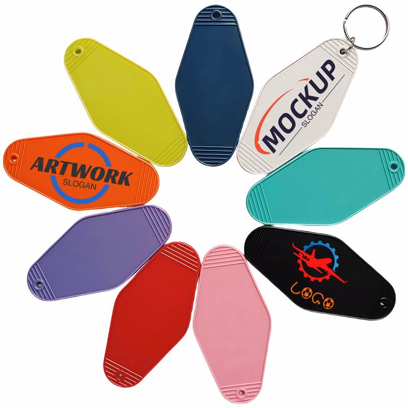 DIY Key Label Rhombus Luggage Tag