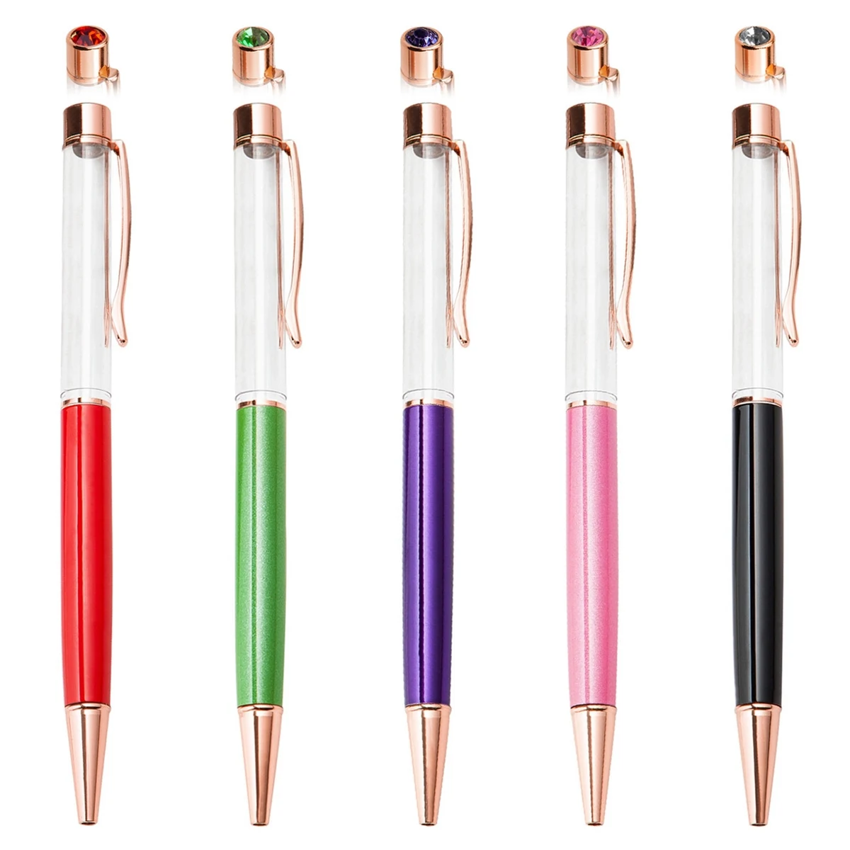 Crystal Air Tube Ballpoint Pen 1