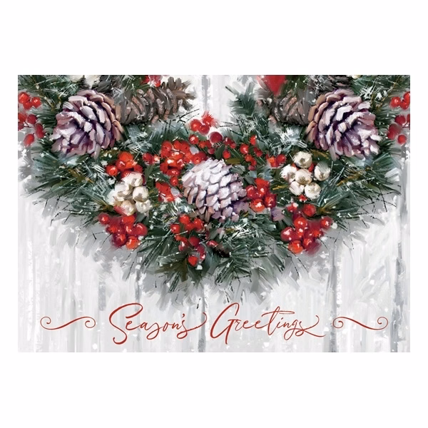 Winter Wreath Holiday Cards