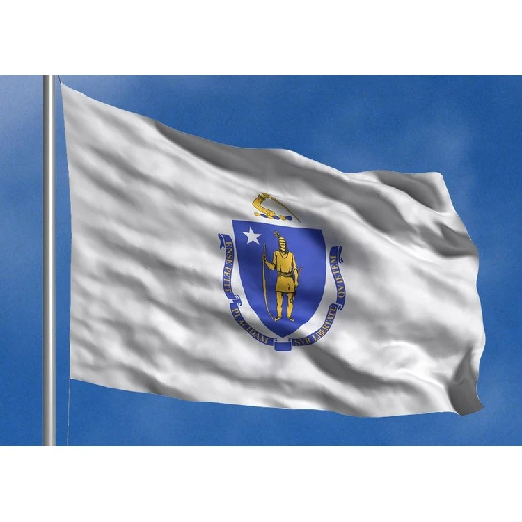 Massachusetts State Flag - 2' x 3' - Nylon 1