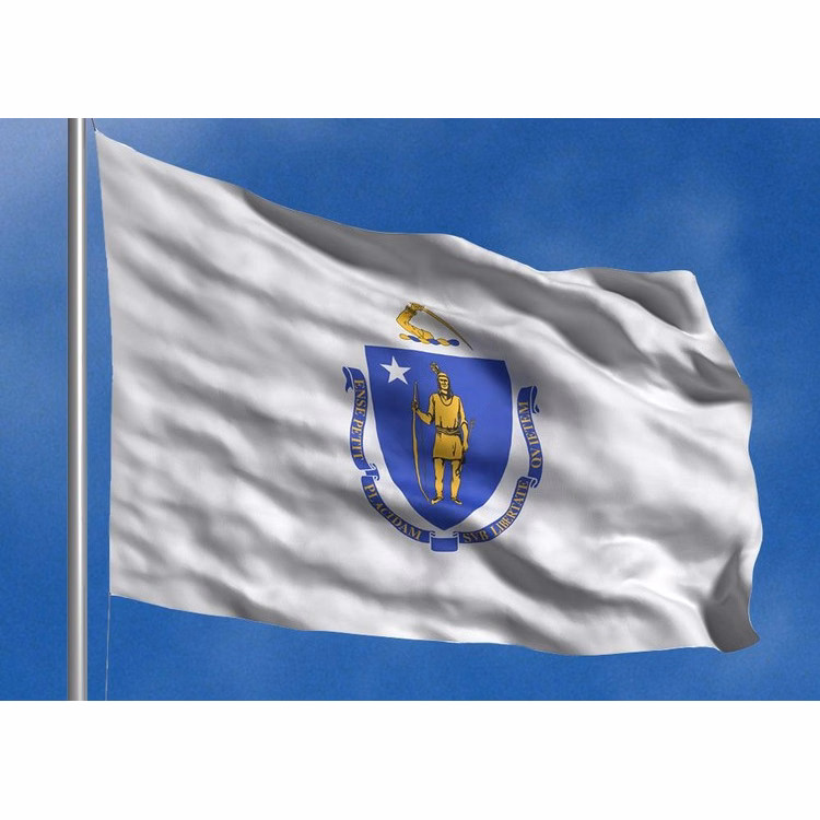 Massachusetts State Flag - 2' x 3' - Nylon