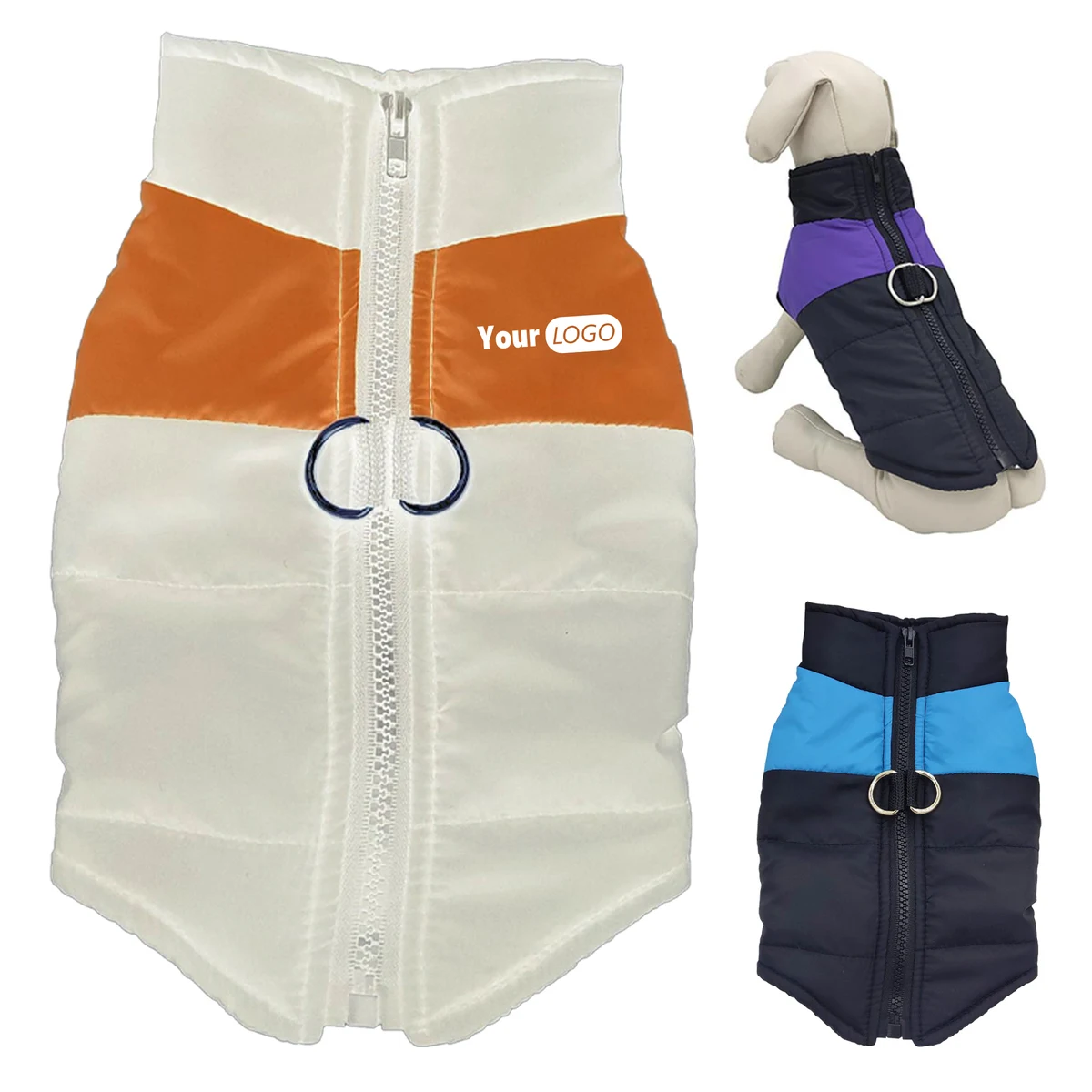 Cotton Comfortable And Durable Winter Jacket For Pets With Customizable Logo 1