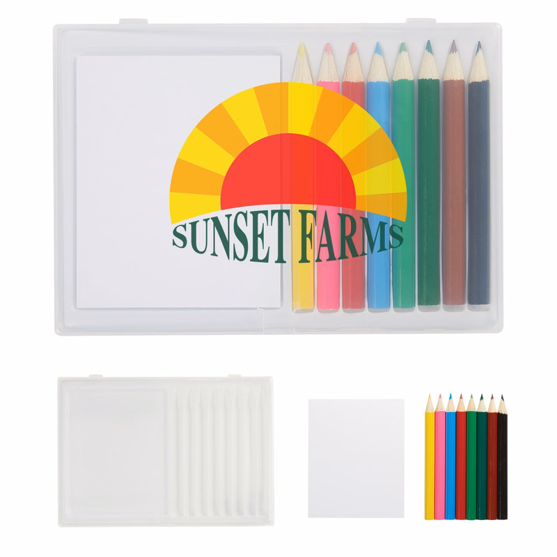 8-Piece Colored Pencil Art Set In Case